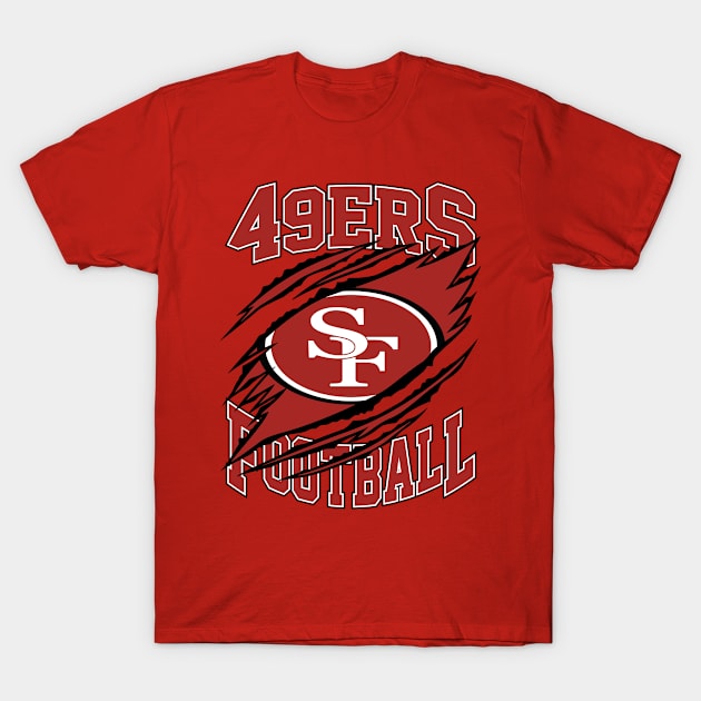 San Francisco 49ers Football T-Shirt by Cemploex_Art